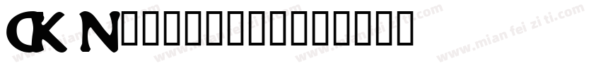 CK Newsprint字体转换